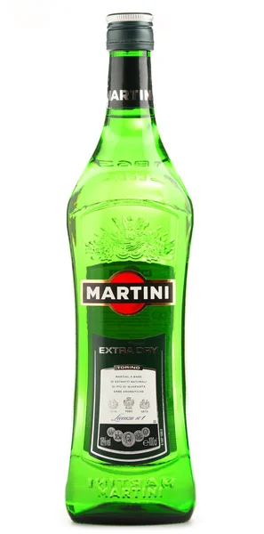 Bottle of Martini Dry isolated on white — Stock Photo, Image