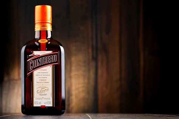 Botella de Cointreau triple sec — Foto de Stock