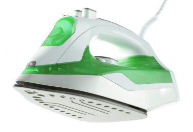 Beyaz izole Modern elektrikli demir