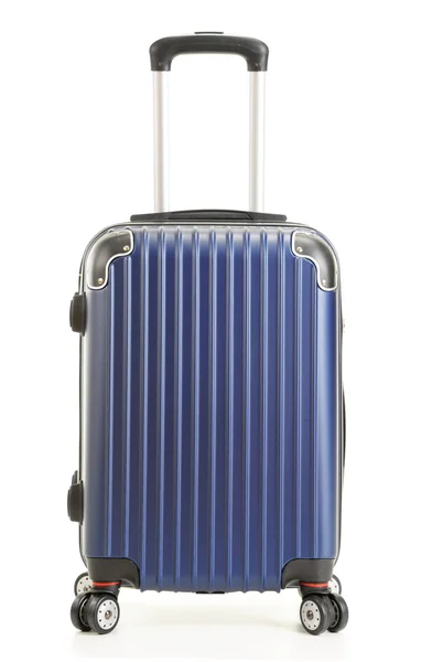 Cestovní kufr izolované na bílém pozadí — Stock fotografie