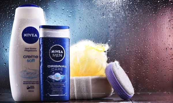 Poznan Pol Oct 2020 Products Nivea German Personal Care Brand — Stock Photo, Image