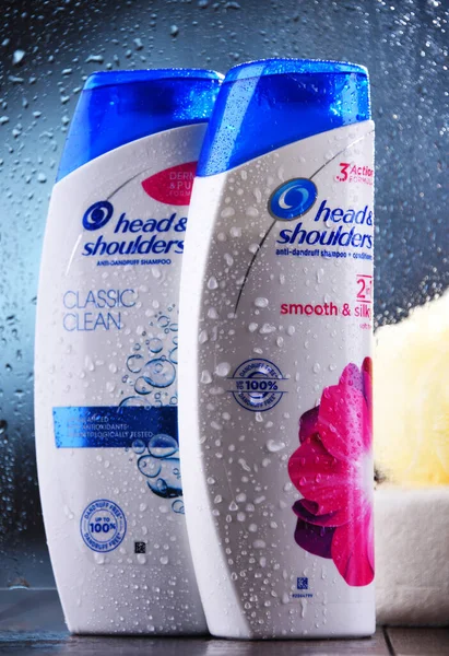 Poznan Pol Oct 2020 Head Shoulders Products American Brand Dandruff — Stock Photo, Image