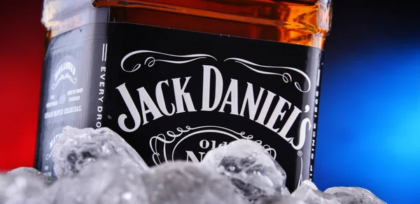 Poznan Pol Jan 2021 Flasche Jack Daniel Eine Marke Des — Stockfoto