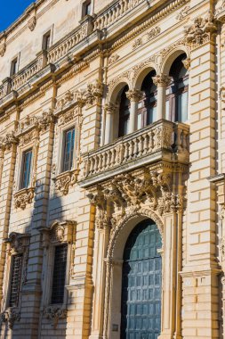 Lecce, Apulia, İtalya 'nın tarihi mimarisi