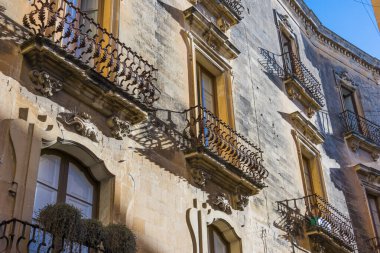 Lecce, Apulia, İtalya 'nın tarihi mimarisi