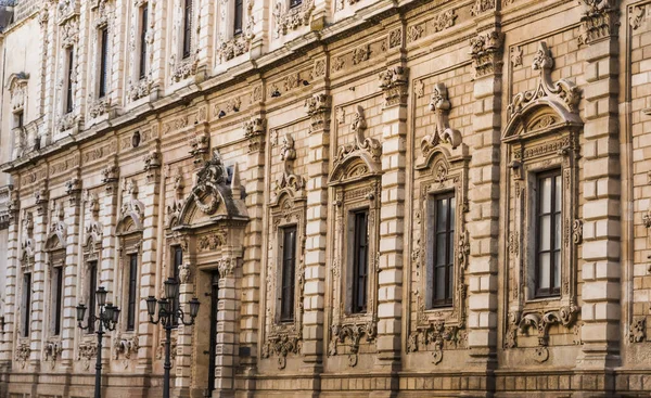 Historic Architecture City Lecce Apulia Italy — Stock Photo, Image