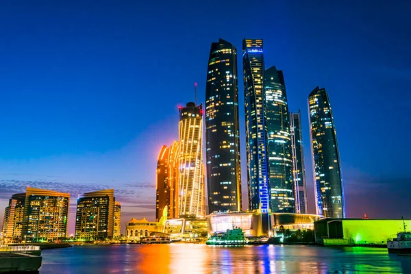 Abu Dhabi Vereinigte Arabische Emirate Februar 2019 Etihad Towers Abu — Stockfoto