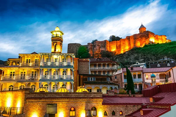 Old Town Tbilisi Georgia Sunset — Stock Photo, Image