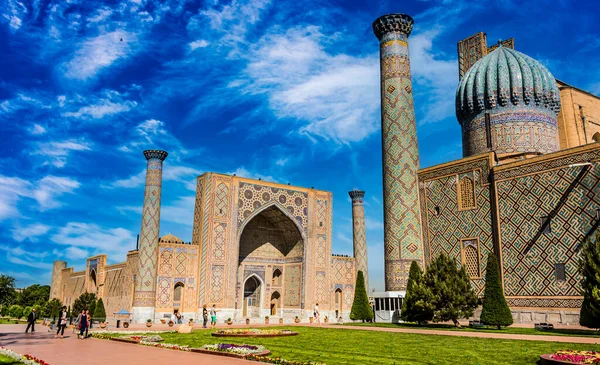 Samarkand Oezbekistan Mei 2019 Registan Een Oud Openbaar Plein Het — Stockfoto