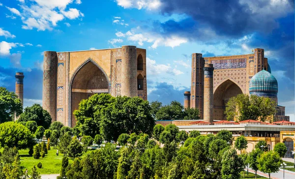 Samarkand Üzbegisztán Bibi Khanym Mecset — Stock Fotó