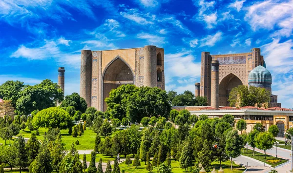 Mezquita Bibi Khanym Samarcanda Uzbekistán —  Fotos de Stock