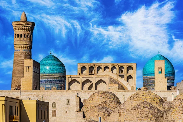 Αρχιτεκτονική Του Ιστορικού Κέντρου Της Μπουχάρα Ουζμπεκιστάν — Φωτογραφία Αρχείου