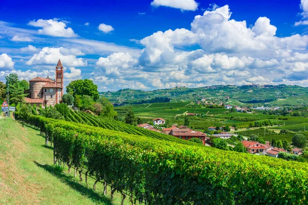 Vista Santa Maria Província Cuneo Piemonte Itália — Fotografia de Stock