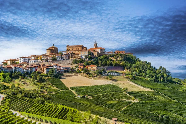 Veduta Morra Provincia Cuneo Piemonte Italia — Foto Stock