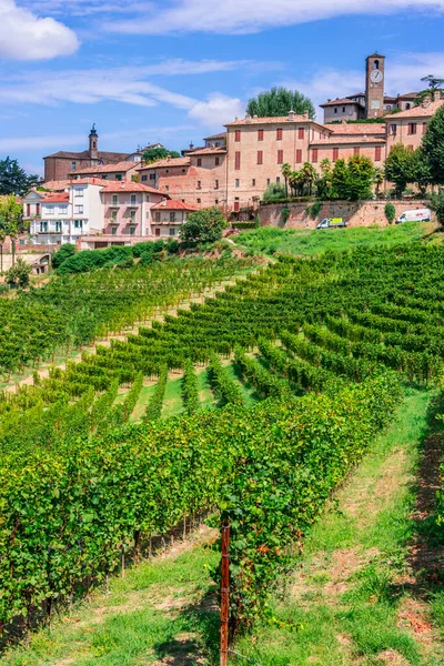 Utsikt Över Neive Provinsen Cuneo Piemonte Italien — Stockfoto