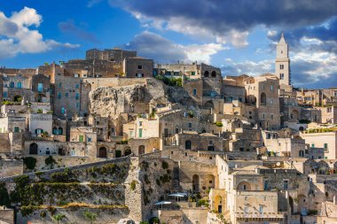 Matera, Basilicata, İtalya 'nın anıtsal mimarisi.