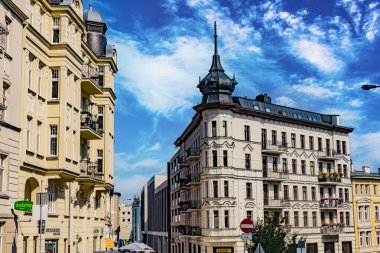 POZNAN, POL - SEP 8, 2021: Poznan Eski Kasabası, Polonya 'nın Wielkopolska ilindeki Mimari