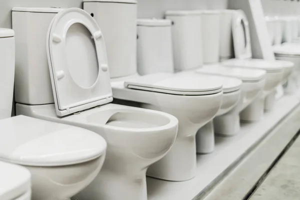 Toilettenspülung Einem Geschäft — Stockfoto