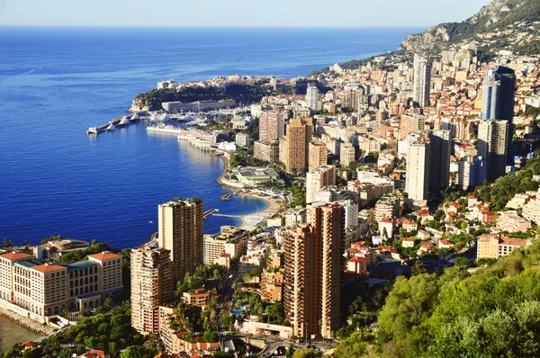 Vista da cidade de Mônaco. Riviera Francesa — Fotografia de Stock
