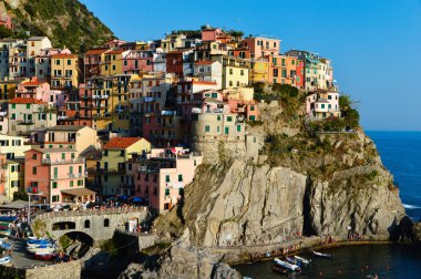 geleneksel Akdeniz mimarisi manarola, İtalya