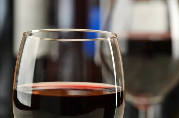 Composition with glasses and bottles of wine — Stock Photo, Image