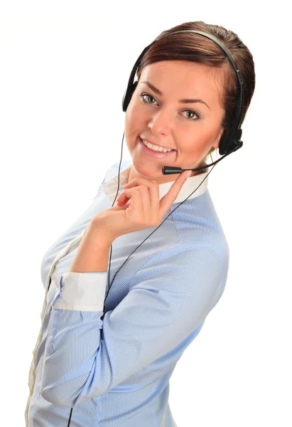 Centralino telefonico. Assistenza clienti. Help desk . — Foto Stock