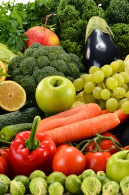 Çeşitli ham organik sebze