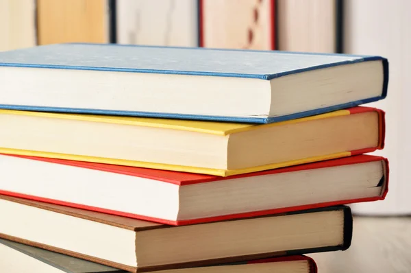 Composition with books on the table — Stock Photo, Image