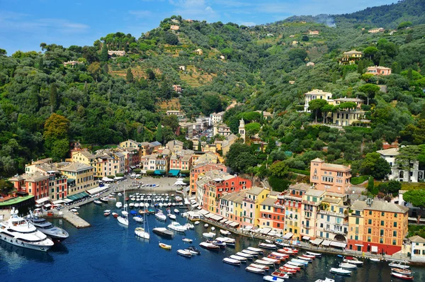 Stadt portofino, ligurien, italien — Stockfoto