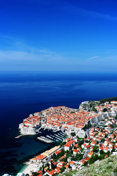 Dubrovnik 'in hava manzarası, Hırvat — Stok fotoğraf