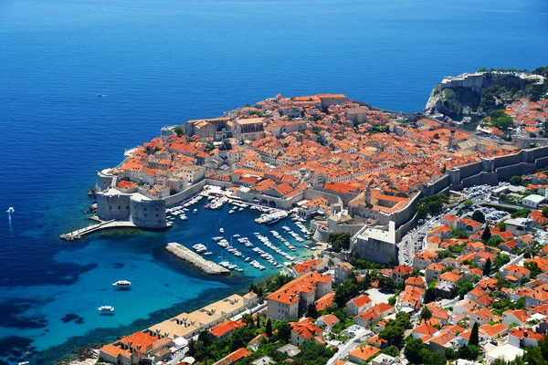Luftaufnahme von Dubrovnik, Kroatien — Stockfoto