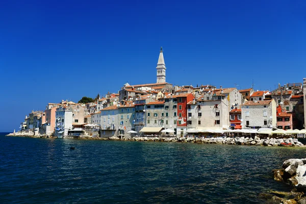 Rovinj óvárosába Isztriai-félsziget Horvátország — Stock Fotó