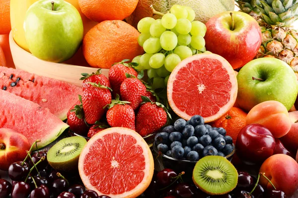 Composition with assorted fruits — Stock Photo, Image