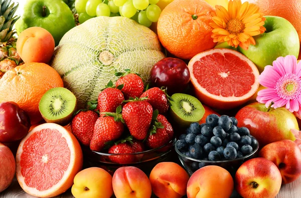 Composition with assorted fruits — Stock Photo, Image