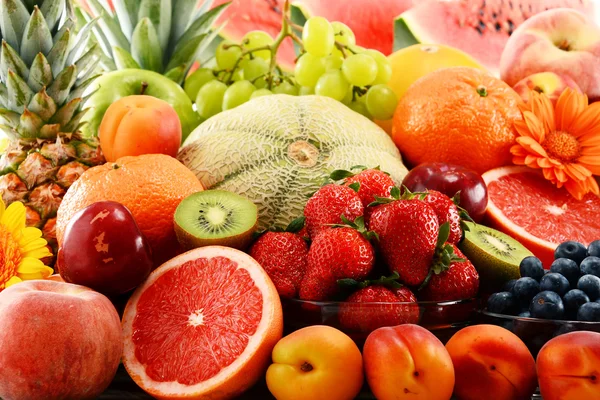 Composition with assorted fruits — Stock Photo, Image