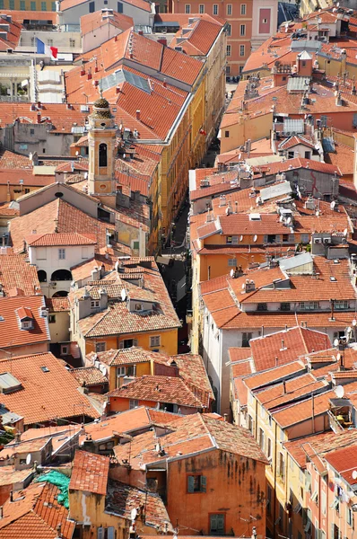 Arquitectura del casco antiguo de Niza en la Riviera Francesa —  Fotos de Stock