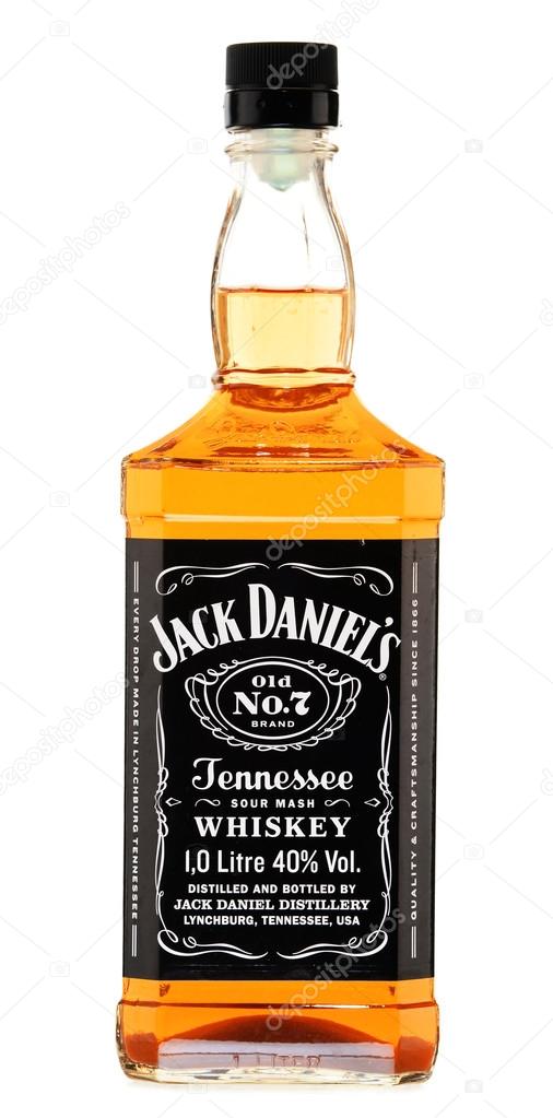 POZNAN, POLAND - JUNE 24, 2015: Jack Daniel's, a brand of the best selling American whiskey in the world,  produced by the Jack Daniel Distillery and owned by the Brown-Forman Corporation since 1956