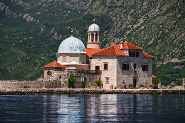 Our Lady of the Rocks in Bay of Kotor, Montenegro clipart