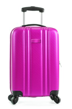 seyahat valizi beyaz arkaplanda izole edildi