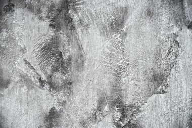 Gri beton duvar dokusu. Plasterwork iç tasarım.