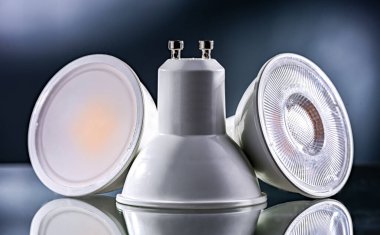 Standart bük ve kilitle tabanlı GU10 LED ampulleri