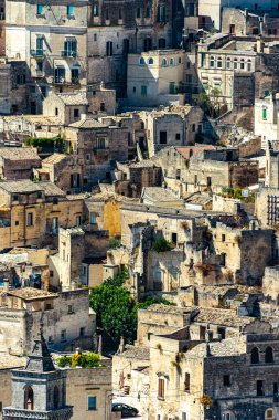 Matera, Basilicata, İtalya 'nın anıtsal mimarisi.
