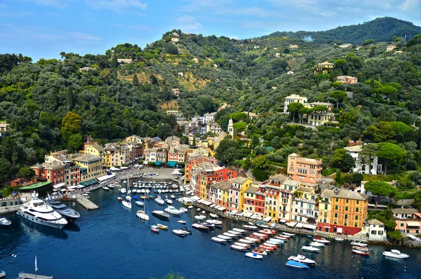 Cidade de Portofino, Ligúria, Itália — Fotografia de Stock