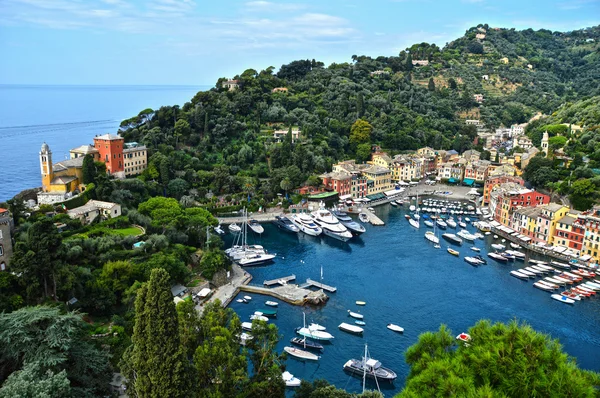 Stad van portofino, Ligurië, Italië — Stockfoto