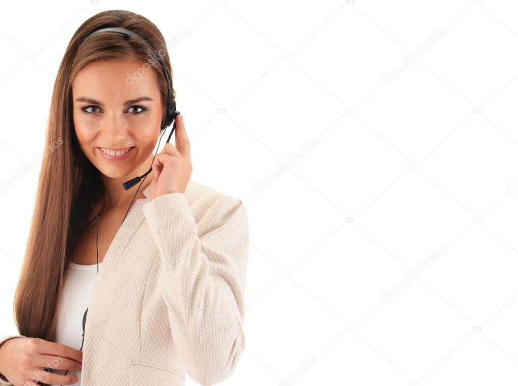 Call center operator. Customer support. Helpdesk. 