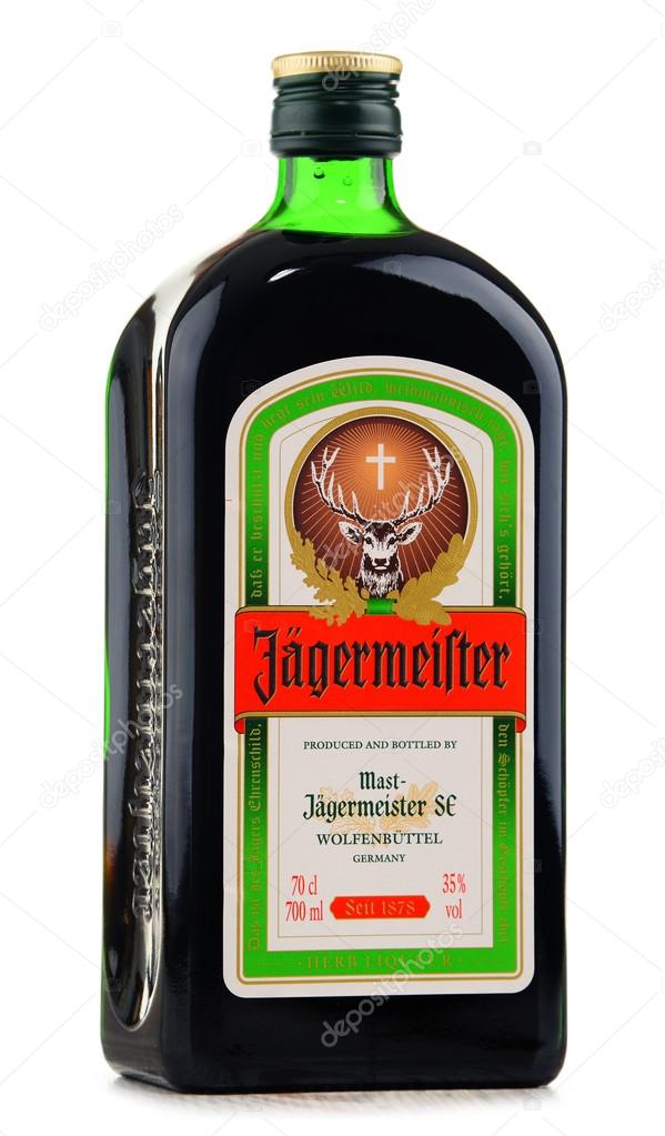 Tyumen, Russia-June 05, 2020: Green Bottles Of Jagermeister, Tasty Popular  German Strong Liqueur Infused With Herbs. Sale Of Strong Alcohol In A  Hypermarket Stock Photo, Picture and Royalty Free Image. Image 149226585.