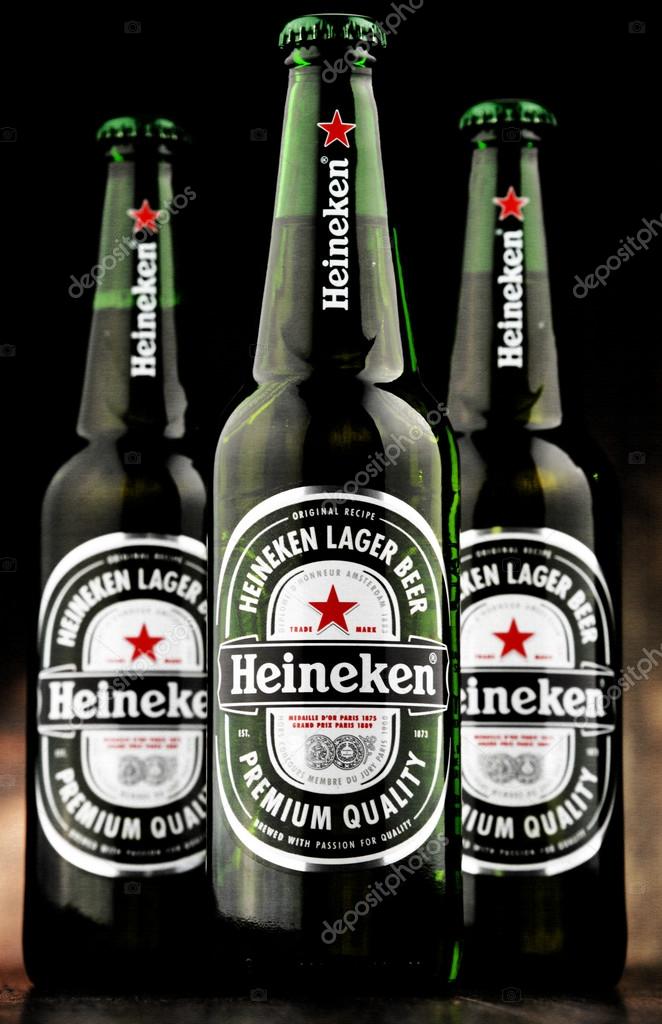 Heineken Lager Beer is the flagship product of Heineken International which owns over 125 breweries in more than 70 countries