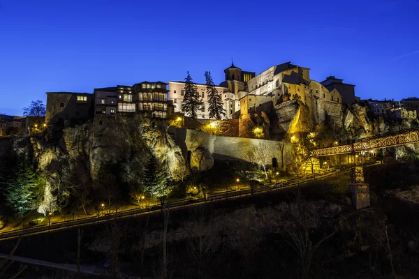 Veduta generale della città storica di Cuenca, Spagna — Foto Stock
