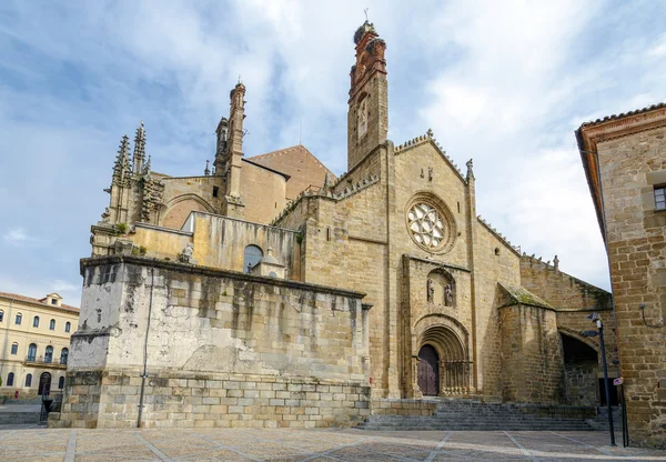 Old Cathedral Santa Maria de Plasencia Spain — Stock Photo, Image