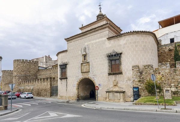 Deur Trujillo van Plasencia, Caceres, Spanje — Stockfoto